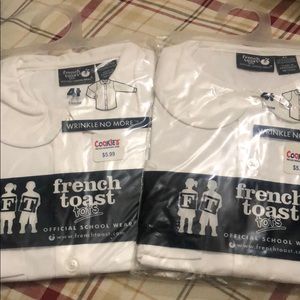 White uniform shirts